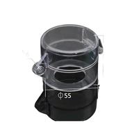 1 pezzo di copertura protettiva for pulsante di arresto di emergenza, manopola 'interruttore di emergenza trasparente autoadesiva non rimovibile, coperchio ribaltabile rotondo(Transparent 55x42,22MM)