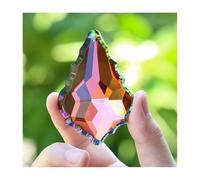 1 pezzo di cristallo multicolore a forma di foglia, pendente da sogno, decorazione for la casa