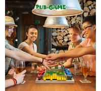 1 pezzo di dado di legno interattivo - puzzle da tavolo colorato per l'intrattenimento e la strategia della famiglia - perfetto per feste, feste informali rosso,Colorato,verdeLegno