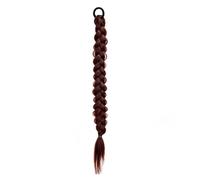 1 pezzo di estensione della coda cavallo intrecciata lunga da donna con laccio for capelli, dritta e soffice naturale Per Donne