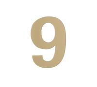 1 Pezzo Di Etichetta for Porta In Acrilico, Targa Autoadesiva, Numero Casa, Segno Del Cassetto, Cifre Cancello, Numerica(9)