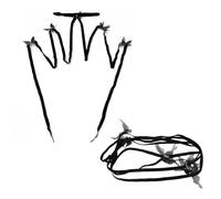 1 Pezzo Di Farfalla Gamba Catena E 1 Pezzo Di Farfalla Braccialetto, Monili Della Catena Del Corpo, Partito E Festival Di Musica Accessori, Adatto Per Usura, Vacanza Vestire.