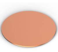 1 pezzo di fogli di rame puro T2, dischi rotondi da 1,6 mm, 2,5 mm, 3,5 mm di spessore x 150 mm di diametro for riparazioni elettriche, artigianato, schermatura EMI(2.5x150mm)