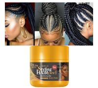 1 pezzo di gel balsamo extra forte per acconciature con cera di styling, lucidante naturale che doma l'effetto crespo e mantiene i capelli in ordine, adatto anche per parrucche