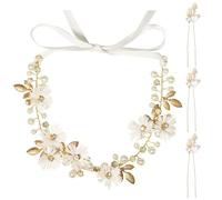 1 Pezzo Di Ghirlanda Femminile E Forcine Da 3 Pezzi, Accessori Per Capelli Elei E Semplici, Rifornimenti Da Sposa, Accessori Per Abbigliamento.