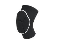 1 pezzo di ginocchiere elastiche a compressione sportiva ginocchiere in spugna ispessita supporto for allenamento di danza, corsa, fitness yoga per danza, calcio, pallavolo, pallacanestro, yoga(Black