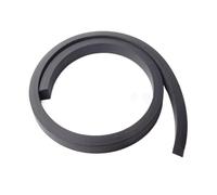 1 pezzo di larghezza da 5 mm a 15 mm striscia sigillante in gomma schiumogena EPDM for armadietti di distribuzione quadrati piatti in spugna(Black 10mmX10mm,Length 3M)