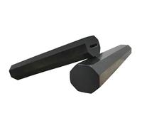 1 pezzo di manico per coltello in stile giapponese ottagonale, manico per coltello in legno per cucinare da chef, manico per coltello giapponese con pesce crudo (2.5MMX12MMX135MM)