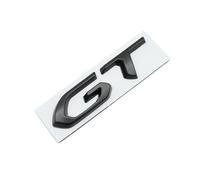 1 pezzo di metallo GT Styling Logo distintivo emblema adesivo for carrozzeria auto accessori decalcomania(Black)