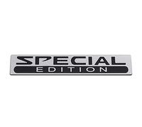 1 pezzo di metallo Special Edition Car Trunk Fender Emblem Badge Decal Sticker Luxury (Chrome Black)