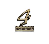 1 Pezzo Di Numeri Magnetici for Le Cassette Postali Numeri for L'indirizzo Sulla Casa, Cartello Del Numero Civico Che Li Rende Più Personalizzati E Riconoscibili for Cassette Postali, Automobili(4)