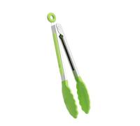 1 pezzo di nylon resistente alle alte temperature in acciaio inossidabile clip for alimenti for barbecue all'aperto, utensile da cucina for il pane(7Inch-Light Green)
