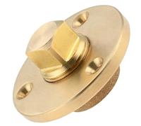 1 Pezzo Di Ottone For Barca Da Diporto Marina, Tappo Di Scarico For Garboard, Accessori In Bronzo Fuso For Foro Da 1" Di Diametro, 1/2''NPT A Tenuta Stagna
