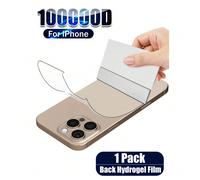 1 pezzo di pellicola idrogel per protezione schiena compatibile con iPhone 16 15 11 12 13 14 Pro Max Mini Plus, protezione schermo compatibile con iPhone X XR XS MAX, non in vetro IPhone X/XS,iPhone 1