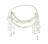 1 Pezzo di Perle finte Lunghe con Nappa, Perline a Catena for la Vita, for Donne, Estate, Bikini, Cintura for Pancia, Gioielli for Il Corpo, Vestito