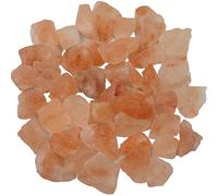 1 pezzo di pietra di sale arancione naturale, cristallo di quarzo grezzo, esemplare di diffusione aromatica, decorazione domestica raccolta domiciliare