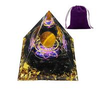 1 pezzo di piramide di cristallo, torre di energia di cristallo di moonstone, cristallo di ametista di quarzo trasparente, adatto per la guarigione dell'energia, i regali e la decorazione della stanza