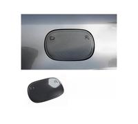 1 Pezzo di Protezione per Piastra Adesiva Decorativa per Tappo Serbatoio Carburante per Auto in Acciaio Inossidabile per Land Rover Defender 20-22 Accesso Esterno (Nero) (Trama in Fibra di Carbonio)