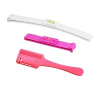 1 Pezzo Di Rosa Bangs Clip, 1 Pezzo Di Capelli Bianchi Coda Di Clip E 1 Pezzo Di Capelli Clipping Pettine, Adatto Per Il Nuovo Taglio Di Capelli Di Disegno.