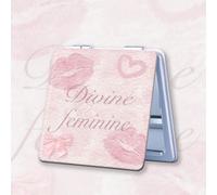 1 pezzo di specchio tascabile pieghevole e ultra sottile nello stile del millennio, specchio piccolo, specchio da toeletta, decorazione per casa, camera da letto, bagno, forniture da viaggio, matrimon