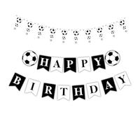 1 Pezzo Di Striscione A Tema Calcistico E 1 Pezzo Di Gagliardetto A Tema Calcio, Bandiere Decorative, Decorazioni Per Scene Di Feste, Accessori Per Decorazioni Per Feste, Accessori Per Tifosi