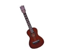 1 Pezzo Di Strumento Musicale Modello Ukulele In Miniatura In Legno Per La Raccolta mini modello musicali (Size : 10cm)