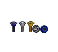 1 pezzo di vite in lega di titanio a gradini M5 M6 x 13 15 16 17 19 20 mm for pannello esterno della motocicletta, vari colori(Blue,M5x16mm(t7.5 D14 H6))