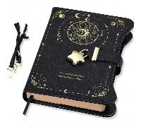 1 pezzo Diario con lucchetto e chiavi per ragazze e ragazzi, idee regalo, 360 pagine con bordo dorato, quaderno ricaricabile B6 per scrivere con penna e segnalibro, forniture scolastiche, ritorno a sc