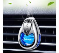 1 pezzo Diffusore di aromaterapia deodorante per auto, dispenser di fragranza creativo per la ventola dell'aria, profumatore a pendente durevole per l'interno dell'auto Tagli Unica,Taglia unica: verde