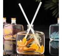 1 pezzo Diffusore di oli essenziali con fiore e vite reali, fragranza a lunga durata, deodorante per bagno, decorazione di lusso per la casa, 100ml di fragranza a lunga durata fino a 9 mesi, idea rega