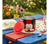 1 pezzo Disney con licenza ufficiale Topper 3D a forma di personaggio Mickey Mouse e , tazza/bicchiere/borraccia riutilizzabile con coperchio, per uso quotidiano a casa e in ufficio, decorazione da sc