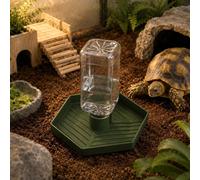 1 pezzo Dispenser d'acqua automatico, adatto per rettili, tartarughe, draghi barbuti, lucertole, ciotola d'acqua per rettili, può mantenere l'approvvigionamento d'acqua per 7 giorni Verde-L,Verde-SABS