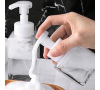 1 pezzo Dispenser di schiuma per shampoo, sapone per le mani, detergente viso, ricarica di schiuma, contenitore per il bagno, dispenser di sapone schiumoso, bottiglia di schiuma 450ml/250ml, grande ca
