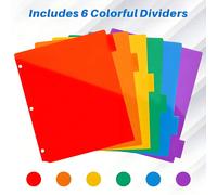 1 pezzo Divisori in plastica formato A4, colore grigio, durevoli e resistenti alle macchie, 12 pagine, linguette di indice da 1 a 12, fogli divisori colorati per organizzare documenti, fascicoli dei c