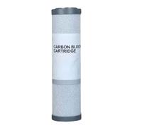 1 Pezzo Domestico Acqua Filtro Guscio Di Cocco Carbone Blocco Cartuccia Piatto 10 Pollici Universale Tutta La Casa Filtro Lavello Osmosi Inversa 25X7cm