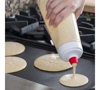 1 pezzo Dosatore per impasto di pancake facile da versare - Adatto per cupcake, muffin e pancake - Utensile da cucina con segni di misurazione - Bottiglia manuale per mescolare l'impasto - Dosatore pe
