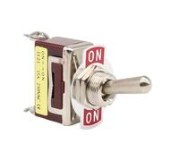 1 pezzo E-TEN mini interruttore a levetta automatico di fascia alta AC 250V 16A 2/3/4/6/12 pin ON-OFF-ON 2/3 posizioni contatti argento con cappuccio impermeabile(E-TEN 1121)