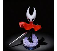 1 pezzo Edizione combattimento di Hollow Knight, statuetta decorativa della Ragazza Vespa del Piccolo Cavaliere, con base vulcanica, decorazione periferica del gioco, decorazione natalizia, adatta per