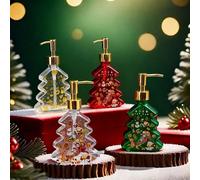 1 pezzo [Edizione Limitata Natalizia] È arrivata la bottiglia per il disinfettante per le mani a forma di albero di Natale! Abbinata a una delicata testina di pompa dorata, rende il riempimento del di