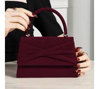 1 pezzo Elegante borsa clutch in velluto con fiocco a forma di cigno, adatta per le donne per partecipare a feste e matrimoni, adatta anche per ragazze, signore, studenti universitari, neolavoratori e