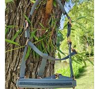 1 pezzo Elegante cavezza per cavallo, cinturino avvolto in tessuto memory, morbido e non abrasivo sul muso del cavallo, design a 3 cinghie con brillanti strass, splende luminosamente alla luce del sol