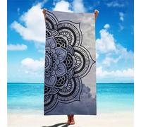 1 Pezzo Extra Large Asciugamano da Spiaggia, Super Assorbente, Asciugamano da Spiaggia Oversize, in Microfibra, 150cmx75cm, Essenziale per l'Estate, Protezione da Vento e Sole, Spiaggia, Feste, Asciug