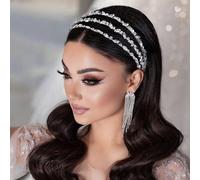1 pezzo Fascia / Copricapo In Lega Con Strass Per La Sposa Matrimonio / Decorazione Del Partito Tiaras Reali Tagli UnicaColore unicovetro