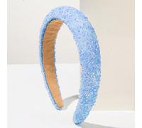 1 pezzo Fascia per capelli decorata con strass, semplice ed elegante, versatile, design di lusso di alta gamma, perfetta come accessorio per capelli estivo, fascia, cerchietto, accessori per capelli,