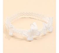 1 pezzo Fascia per capelli per bambini con farfalla in pizzo, accessorio per capelli elegante in pizzo e rete a forma di farfalla, adatto per neonati, accessori per capelli da cerimonia nuziale, acces