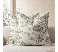 1 pezzo Federa decorativa per cuscino vintage con motivo tropicale e floreale, adatta per divano, divano letto, sedia, decorazione per la casa 40*40,45*45,50*50,55*55PiantePoliestere
