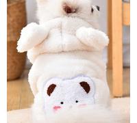 1 pezzo Felpa con cappuccio in peluche per cani a forma di orsacchiotto, morbida e confortevole, abbigliamento invernale/autunnale per animali domestici, adatta come regalo natalizio L,M,S,XL,XSAnimal