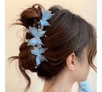 1 pezzo Fermaglio per capelli a forma di farfalla rosa grande e dolce per accessori per capelli da donna, fermagli per capelli eleganti, adatti per outfit estivi, festival, feste Tagli UnicaAnimale,Fu