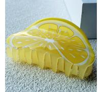 1 pezzo Fermaglio per capelli a forma di limone per donna, alla moda per le vacanze estive, adatto per la vita quotidiana, la cura personale Tagli Unica,A,B,C,D,E,F,G,H,J,K,M,I,NPMMA