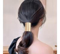 1 pezzo Fermaglio per capelli alla moda con molletta in metallo spesso, accessorio da donna, Molletta per capelli semi-aperta e semi-circolare, accessorio per capelli color oro, accessori per capelli,